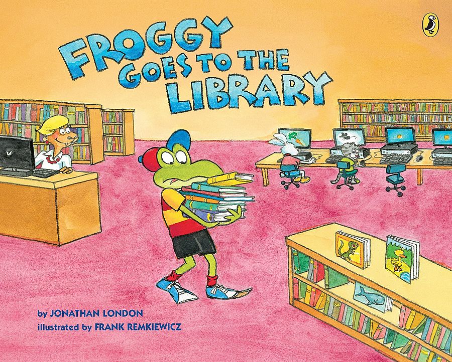 Froggy Goes to the Library book cover